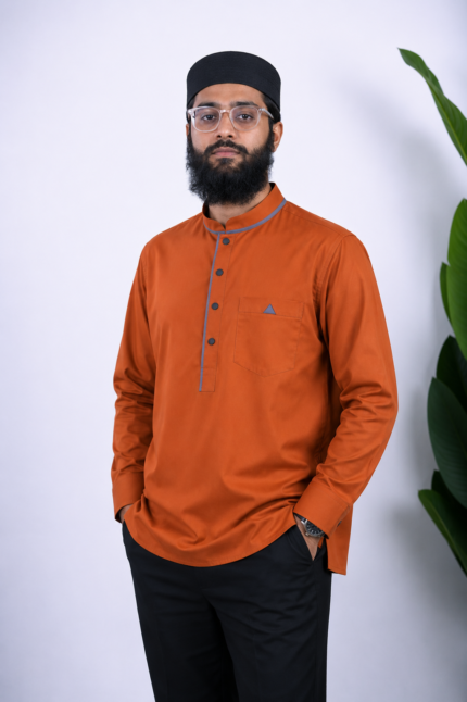 Premium Full Sleeve Katua (Orange)- PM 701
