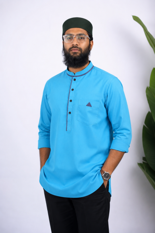 Premium Full Sleeve Katua (Ocean Blue)- PM 704