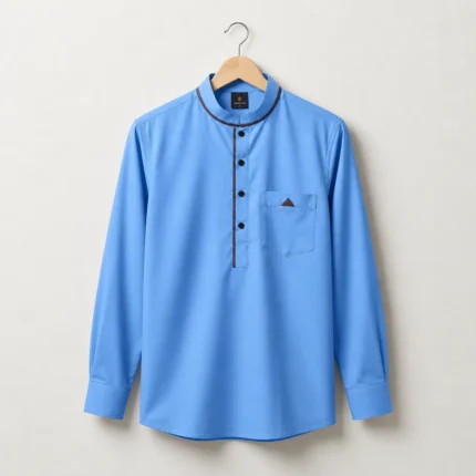 Premium Full Sleeve Katua (Sky Blue)- PM 706