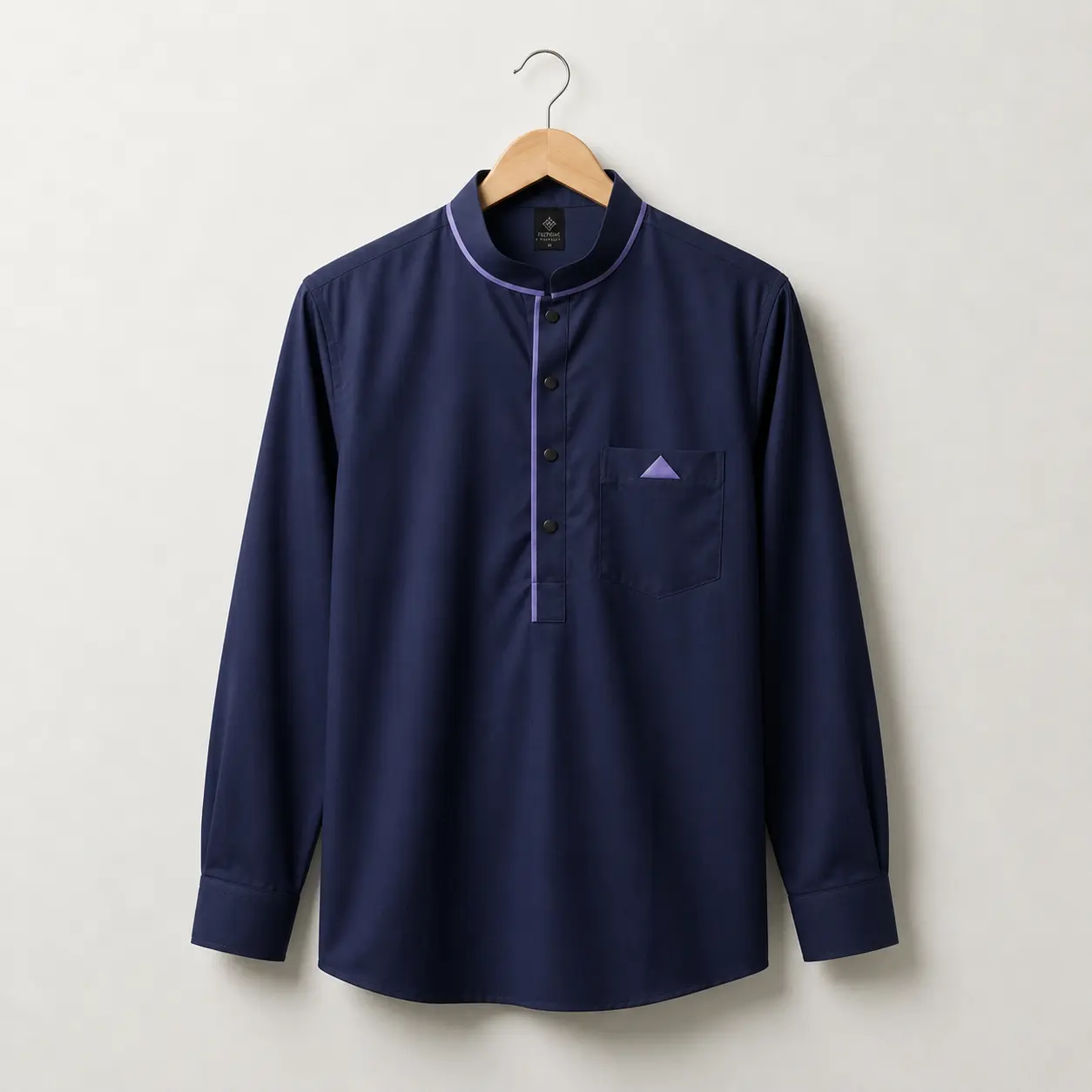Premium Full Sleeve Katua (Navy Blue)- PM 702 Premium Full Sleeve Katua (Navy Blue)- PM 702
